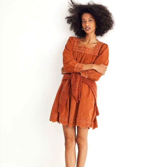 Madewell Dresses & Skirts - MADEWELL Corduroy Peasant Dress (PXXL)